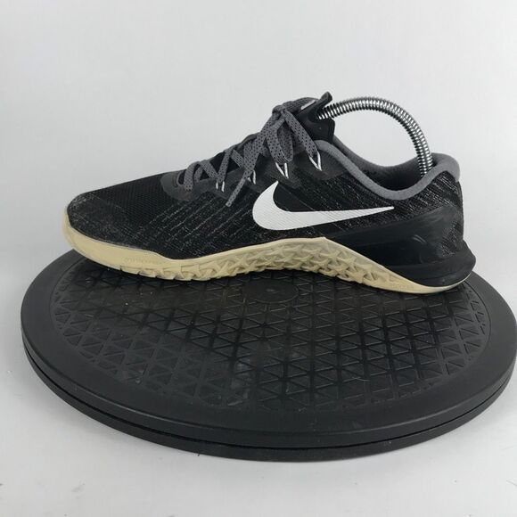 Nike Metcon 3 Black Athletic Training Shoes Women’s Size 9 - Picture 9 of 11
